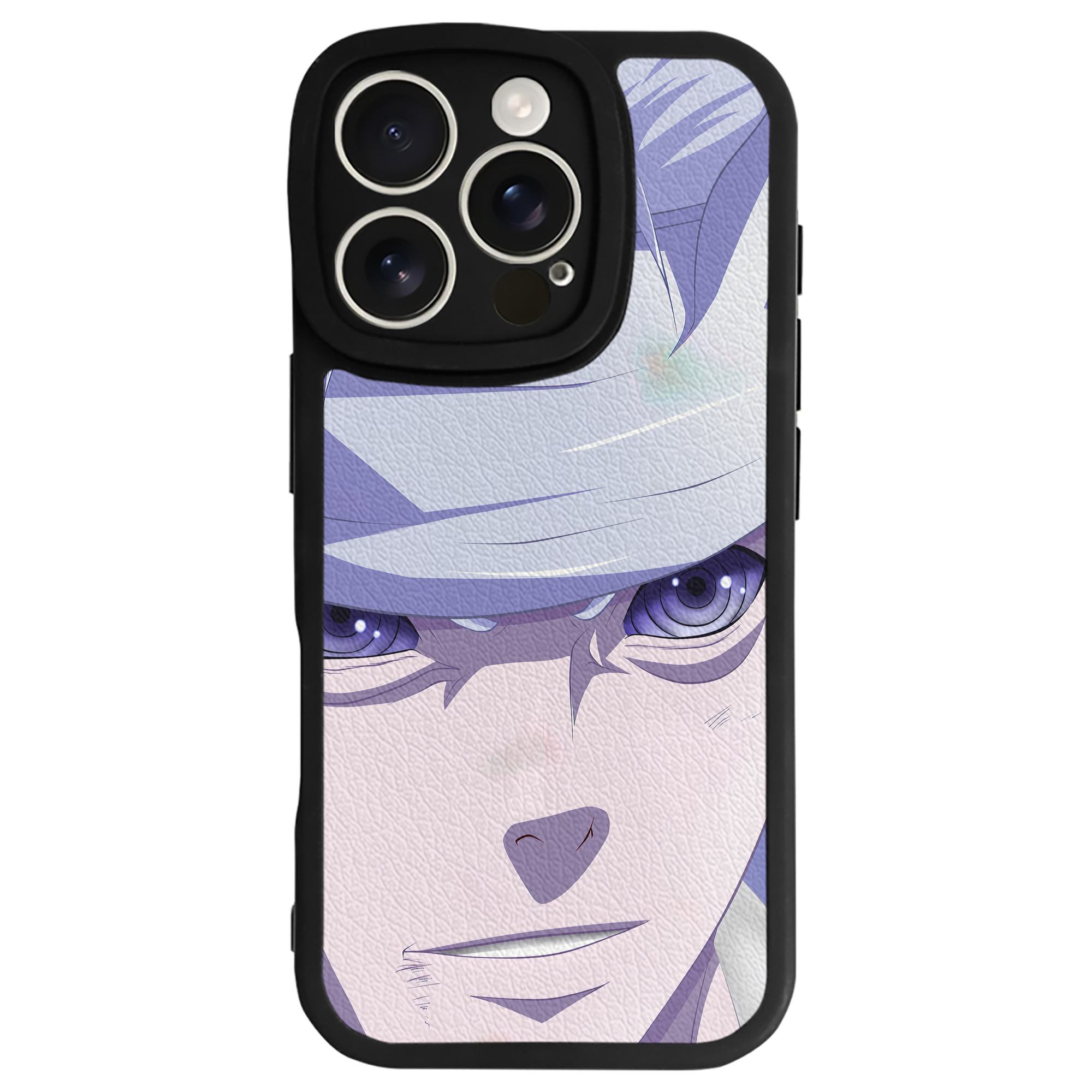 （画像用） NARUTO -ナルト- NARUTO -ナルト- 疾風伝 【iPhone 16シリーズ対応】シリコンスマホケース（レザー調） 材質：シリコン